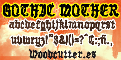 Gothic Mother Font Poster 3