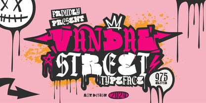 Vandal Street Font Poster 1