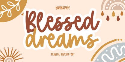 Blessed Dreams Font Poster 1