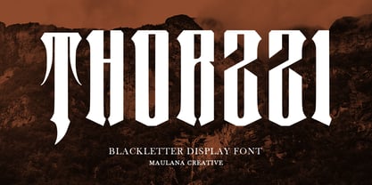 MC Thorzzi Font Poster 1