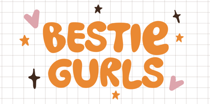 Bestie Gurls Font Poster 1