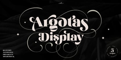 Argotas Font Poster 1