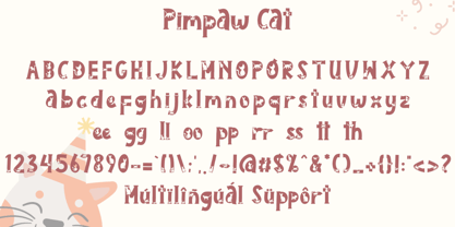 Pimpaw Cat Fuente Póster 6