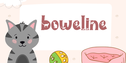 Pimpaw Cat Font Poster 5