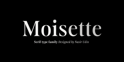 Moisette Font Poster 1