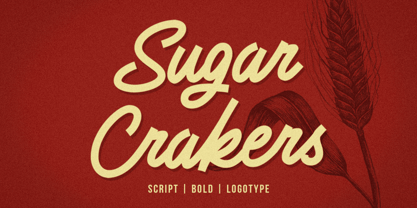 Sugar Crakers Font Poster 1