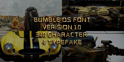 Bumble OS Font Poster 6