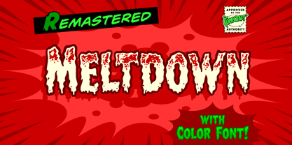 Meltdown Font Poster 1