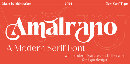 Amalrano Font Poster 1