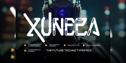 Xuneza Font Poster 1