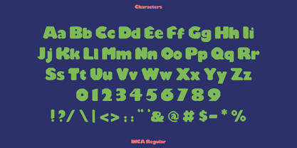 INCA Font Poster 2