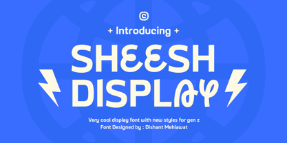 Sheesh Font Poster 1