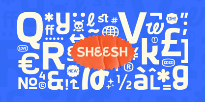 Sheesh Font Poster 6