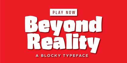 Beyond Reality Font Poster 1