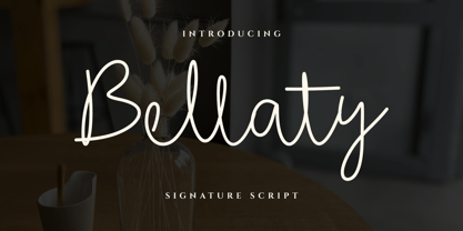 Bellaty Font Poster 1