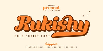 Rukishy Font Poster 1