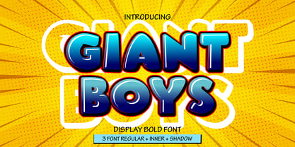 Giant Boys Font Poster 1