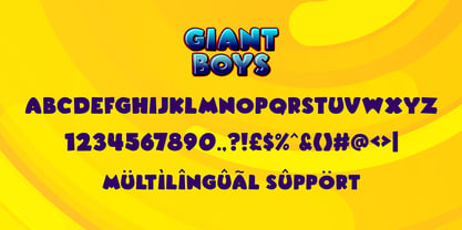 Giant Boys Font Poster 2