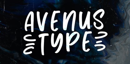 Avenus Type Font Poster 1