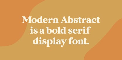 Modern Abstract Font Poster 7