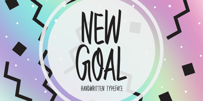 New Goal Font Poster 1