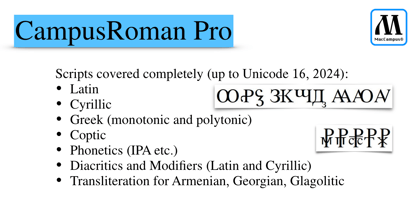 CampusRoman Pro Font Poster 3