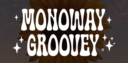 Monoway Groovey Font Poster 1