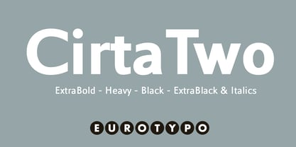 Cirta Two Font Poster 1