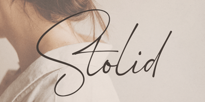 Stolid Font Poster 1