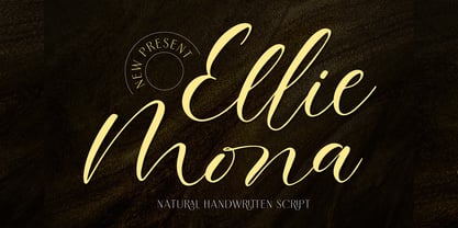 Ellie Mona Font Poster 1