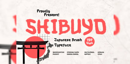 Shibuyo Brush Font Poster 1