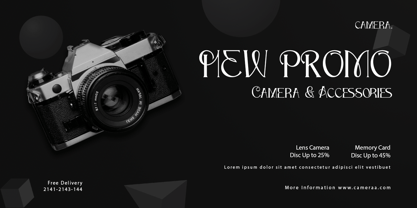 Shutter Photography Font Poster 3