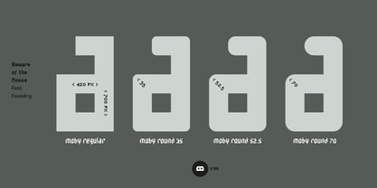 Moby Font Poster 4