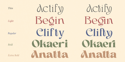 Anthy Font Poster 3