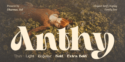 Anthy Font Poster 1