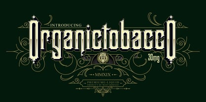 Blackborneo Font Poster 2