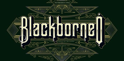 Blackborneo Font Poster 1