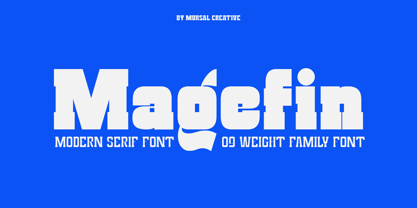 Magefin Font Poster 1