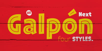 Galpon Next Font Poster 1