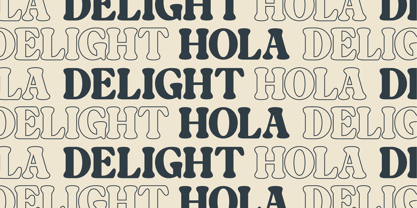Hola Delight Font Poster 9