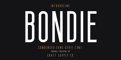 Bondie Font Poster 1