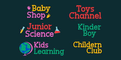 Kinderlab Font Poster 3