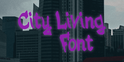 Living City Font Poster 3