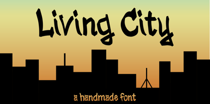 Living City Font Poster 1