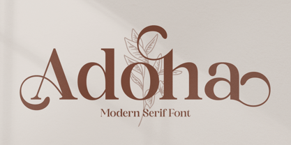 Adoha Font Poster 1