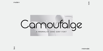 Camaufalge Font Poster 1