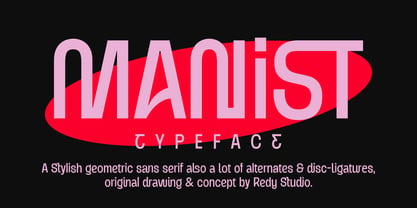 Manist Font Poster 1