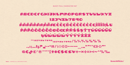 BUZZY Font Poster 12