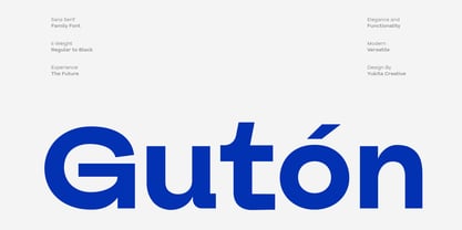 Guton Font Poster 1