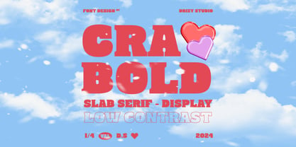 Crabold Font Poster 1